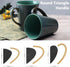 Pottery Mug Handle Molds 12Pcs Mug Handle Forms Mug Handle Making Tool for Pottery Ceramic Mug Handle Molds for Clay with Various Shapes and Sizes...