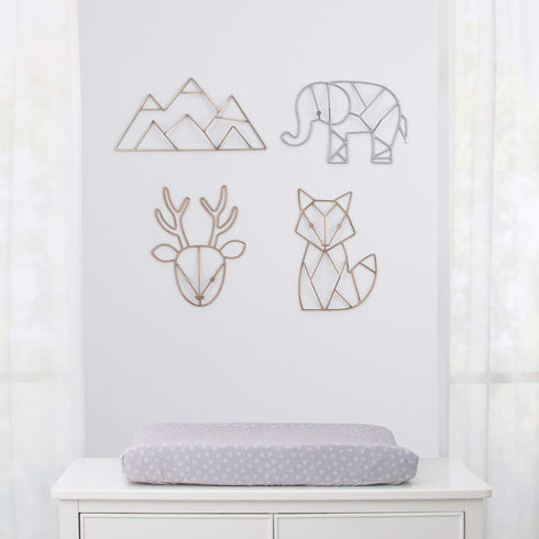 NoJo Fox Shaped Wire Nursery Wall Décor, Copper Finish...