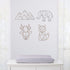 NoJo Fox Shaped Wire Nursery Wall Décor, Copper Finish...