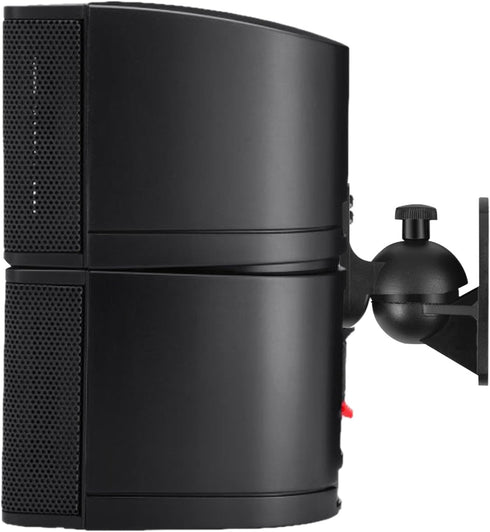 TNP Universal Satellite Speaker Wall Mount Bracket Ceiling Mount Clamp with Adjustable Swivel and Tilt Angle Rotation for Surround Sound System Sa...