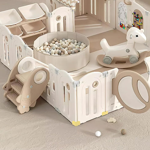 2pcs Playpen Stabilizer Anti-skid Clips Durable Plastic Playpen Base Accessories Easy Install Fence Holder for Play Areas...