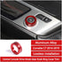 Gear Shift Knob Ring Cover Trim Compatible with Corvette C7 Stingray 2014-2019 Aluminum Alloy 1PCS Central Console Drive Mode Knob Ring Cover Trim...