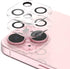 Sinjimoru iPhone 15 Series Anti-Light Scatter Tempered Glass Lens, Camera Lens Protector for iPhone 15/15 Plus Phone Lens Protector. Lens Glass Bl...