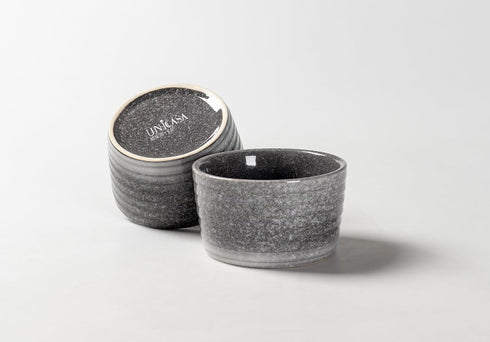 UNICASA Ramekin Set of 2, 8 oz Creme Brulee Ramekins, Oven Safe Baking Set for Custard, Pudding, Souffle Cups, Reactive Gray...