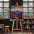 Natuyalo Paint by Numbers for Adults - DIY Adult Paint by Number Kits Painting on Canvas Mountain Painting by Numbers for Beginners, Sunset Landsc...
