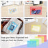 GoodSing Plastic Envelopes,10 Pack Clear Envelopes A6 Reusable Pouches Document File Organizer,Plastic Envelopes with Snap Closure for Money Recei...