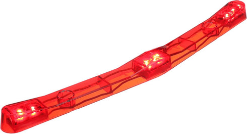 Seachoice Three Light LED, 7 Degree Bend Trailer, Fits Contour of Trailer, Red...