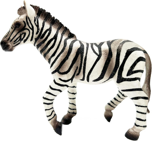 Gemini&Genius Zebra Animal Toy for Kids, Zebra Figurine Toy, Wildlife Action Figure Toy, Great Gift, Collection, Cake Topper, Storytelling Prop an...