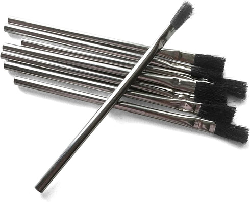 Pro Grade - Acid Brushes - 72 Count 3/8" Boar Hair Acid Flux Brushes...