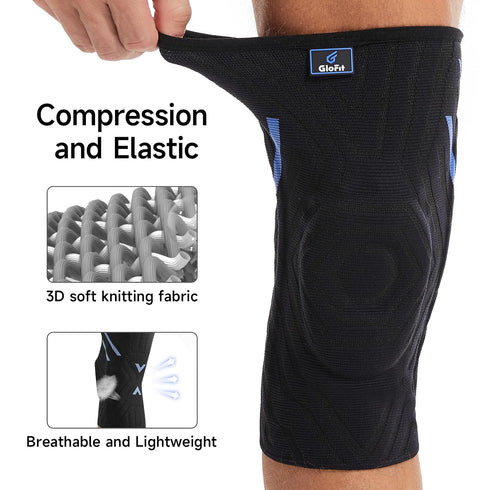 Knee Braces for Knee Pain Relief, Compression Knee Sleeve with Patella Gel Pad & Side Stabilizers, Knee Support for ACL, PCL, Arthritis, Joint Pai...