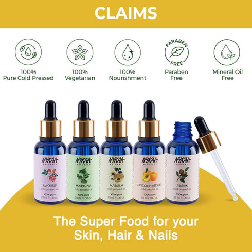 Nykaa Naturals 100 Percent Pure Cold Pressed Oil - Ideal Face Oil Skincare for Dry, Dull, Sensitive, Ageing Skin - Cruelty-Free - Marula - 1 oz...