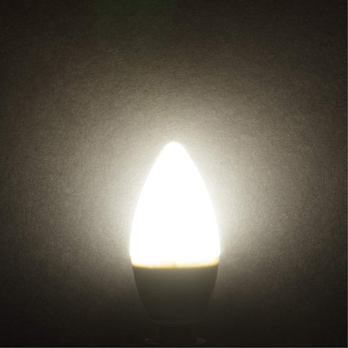 Simba Lighting LED Candelabra Light Bulbs B11 (C37) Candle Shape E12 Base (6 Pack) | Decorative 7W 60W Replacement 110V, 120V for Chandelier, Ceil...