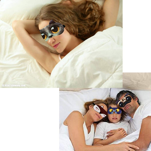 EBaokuup 12 Pack Animal Sleep Eye Mask - Soft Funny Blindfolds Sleeping Mask, Cute Cat Dog Eye Cover Eye shade for Kids Girls Men Women Plane Trav...