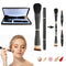 Two 4 in 1 Makeup Brush with Case,Double Ended Travel Makeup Brush Set Professional,Includes Foundation,Blush,Eyeshadow,Concealer Brushes,Powder,P...