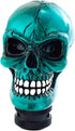 Lunsom Skull Gear Stick Shifter Knob, Resin Gear Shift Head Shifting Stick Handle Car Transmission Fit Automatic Manual Vehicle (Cyan)...