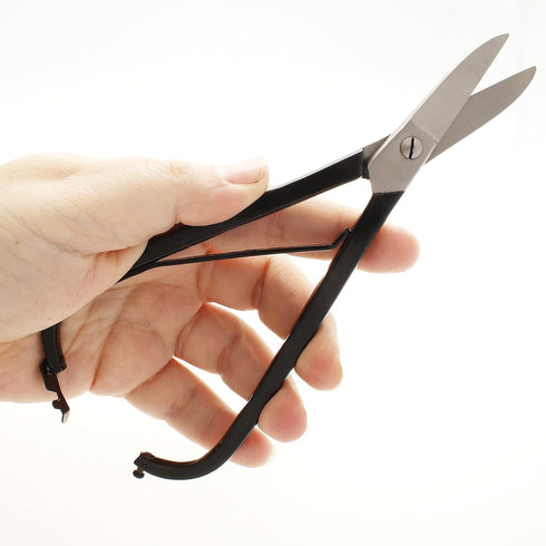The Beadsmith Metal Plate Shears – 7 inches (178mm) – Steel Blades – Comfort Grip with Single-Leaf Spring Handle – Tool for Cutting Stamping Blank...