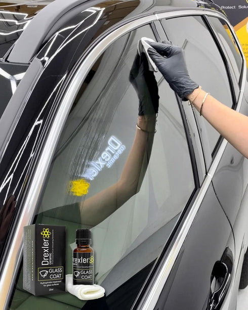 Glass Coating 20ml – Hydrophobic Ceramic Coat for Windshields & Windows | Water Repellent Protection for Glass Parts | Enhanced Visibility, Spotle...