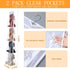 Sets 16 Large Clear Pockets Fabric Dual Sided Hanging Shoe Rack for Closets Hanging Shoe Organizer for Closet with Rotating Hanger Boot Organizer ...