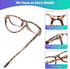 6-Pack Reading Glasses Blue Light Blocking for Women Men, Lightweight Anti Eyestrain/Glare Computer Readers with Spring Hinge(2.0)...