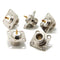 Ancable 5-Pack N-Type Female Jack 4 Hole PCB Panel Mount Solder RF Connector Adapter...