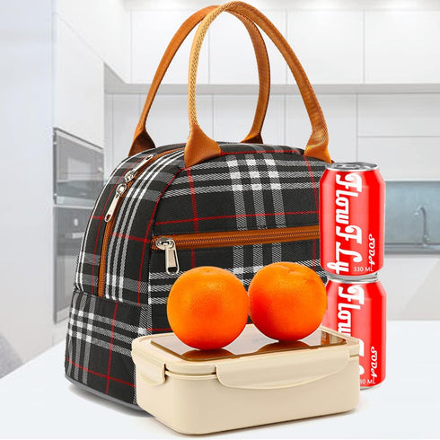 FlowFly Insulated Lunch Cooler Bag - Tote Bag Organizer for Women/Men, W&B...