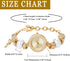 Avaner Women's Rhinestone Bracelet Watches: Gold Slim Strap Small Face Analog Quartz Elegant Dress Wrist Watches forWomen Ladies...
