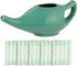 HealthGoodsIn Ceramic Neti Pot for Sinus, Premium Grade, Dishwasher Safe, Holds 225 Ml. Water - Turquoise Color...