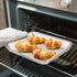 TeamFar Pure Stainless Steel Toaster Oven Pan Tray Ovenware, 7''x9.3''x1'', Heavy Duty & Healthy, Mirror Finish & Easy clean, Deep Edge, Dishwashe...
