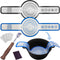 Extra-long Dutch oven 2 PCS silicone re-useable bread baking sling mat + 1 bread lame. Wide sling handles, non-stick, heat resistant for sourdough...