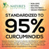 Turmeric Curcumin with BioPerine 95% Standardized Curcuminoids 1950mg - Black Pepper Extract for Max Absorption, Nature's Joint Support Supplement...