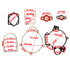 HGC Gasket Set & 3 Chain Master Link for 49cc 66cc 80cc 2 Stroke Engine Motorized Bicycle Bike...