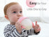 Baby Bottle Handles for Comotomo 5 Ounce & 8 Ounce Silicone Baby Bottles, Compatible Comotomo Bottle Holder for Baby, Pack of 2, Pink...