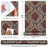 Y9839 Damask Peel and Stick Wallpaper 17.7" x 9.8ft Removable Contact Paper Self-Adhesive Damask Furniture Paper Shelf Drawer Liner Vinyl Film Rol...