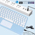 Bluetooth Keyboard,10-inch Wireless Bluetooth Keyboard with Touchpad for iPad Ultra-Slim Small Portable Rechargeable Keyboard with Trackpad for iP...
