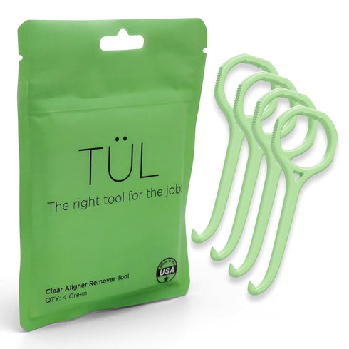 TÜL | Only Invisalign Remover Tool Made in The USA | Lifetime Replacements | Ortho Recommended Aligner Remover Tool & Retainer Remover Tool | Gree...