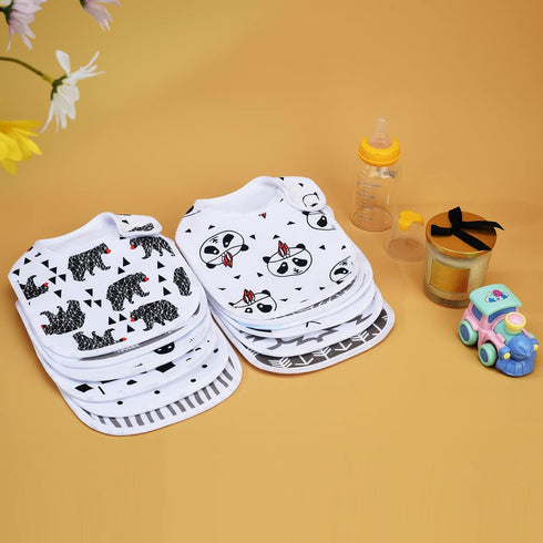 Baby Bibs Soft and Absorbent Organic Cotton Bandana Drool Bibs Set for Boys Girls Newborn 0-36 Months...