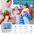 Indoor Thermometers Hygrometer Digital Room Thermometer and Humidity Gauge with Clock Humidity Temperature, 5s Fast Refresh, Backlight & ?/? Function for Home, Office, Bedroom