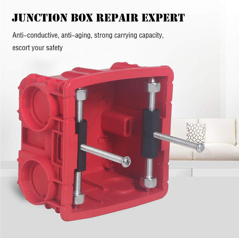 VideoPUP Cassette Repair Device, Electrical Box Repair, 86 Type Universal Cassette Repairer Screw 10 Screws Tools Sturdy Switch and Socket Adjusta...