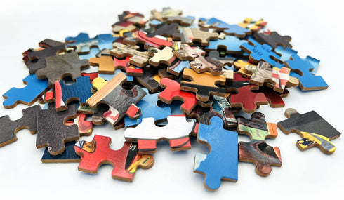 LELEMON Cars 100 Pieces Jigsaw Puzzles for Kids Ages 4-8 Lightning Puzzles in Metal Box, Children Learning Educational Puzzles for Boys and Girls...