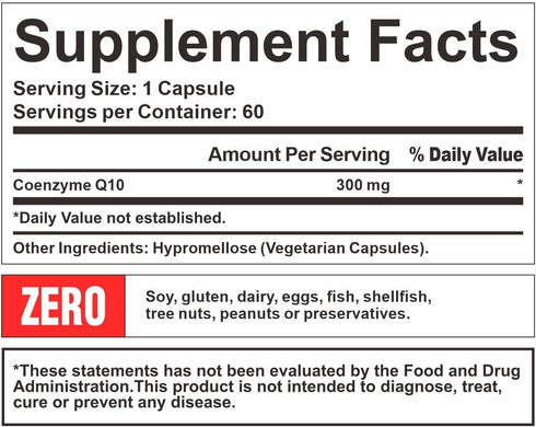 Crown Elite Premium High Absorption CoQ10 Ubiquinone Supplement - Boost Heart Health and Energy Production Naturally, Powerful Antioxidant | Non-G...
