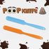 Upper Midland Products 2 Packs- Poop Knife Gag Gift, White Elephant Christmas Gift Stocking Stuffer Gift Exchange, With Funny Design and Suction C...