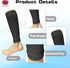 3 PACK Light Compression Calf Leg Sleeves knee sleeves for men and women for Running Soccer Cycling...