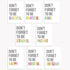 Don't Forget Mini Collection 11x14 Inch Print Wall Art Prints, Typography, Kid's Wall Art Print, Kid's Room Decor, Gender Neutral, Motivational Wo...