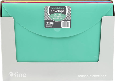 C-Line Reusable Poly Envelope, Side Loading, Letter Size, 1 Envelope, Color May Vary (58000)...