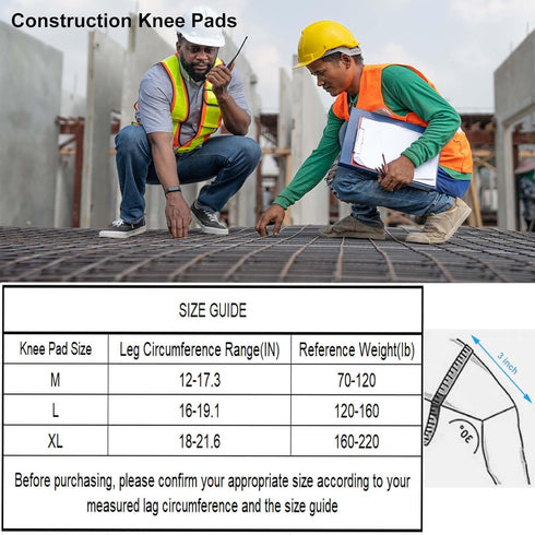Men/Women Knee Pads for Cleaning,House Work,Scrubbing Floors,Gardening kneepad for Roofing Carpet Installations Welding,Adjustable Flooring Knee P...