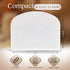 Plastic Bench Scraper for Baking - 2 White Bowl Scraper - Flexible Food Safe Dough Scraper Multipurpose Good Grip Curved and Flat Edge Dough Cutte...