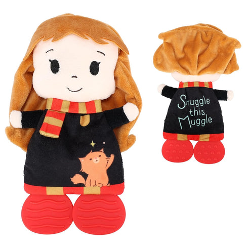 Kids Preferred Harry Potter Hermione Teether Plush Toy Crinkle Cloth for Newborn Baby Boys and Girls, 10 inches...