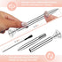 PASISIBICK 20 Silver Diamond Pens Cute Beautiful Ballpoint Pens for Women Wedding Coworkers Crystal Gifts(20 PCS)...