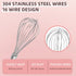 KHMPW Hand Mixer Whisk Attachments Replace Kitchen Mixer Accessories KHM3, KHM5, KHM7, KHM9, KHM926, KHM7210 Stainless Steel Egg Whisk Replacement...