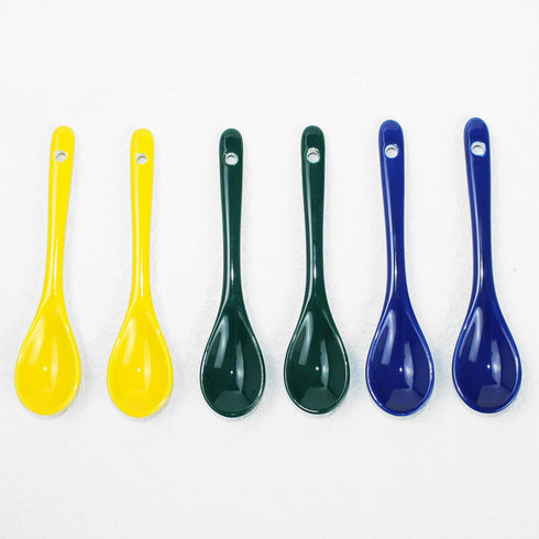 4.8” Ceramic Spoon Small Coffee Spoon Stir-stirring Spoon Asian Ceramic Spoons for Coffee Tea Yogurt Sauce Sugar Salt and Desserts Demitasse Espre...